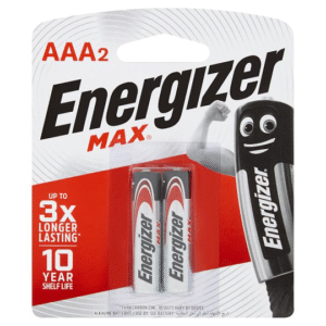 ENERGIZER ALK MAX E92BP2G AAA 2 PC